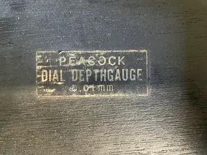 ダイヤルデプスゲージ(Peacock)　0～160mm