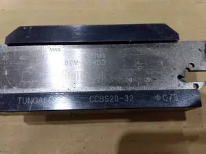 突切り用板バイト＋バイト用ツールブロック