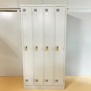【売却済】4列鍵付きロッカー×4