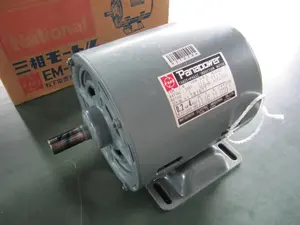 (未使用品)ナショナル Panapower 三相インダクションモーター　0.2kw　4極