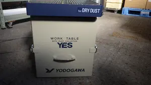 集塵機　YES200　淀川電機製作所　DUST COLLECTOR　集塵装置付作業台