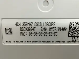 DSOX3034T ミックスド・シグナル・オシロスコープ 
