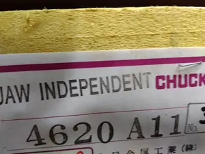 四ッ爪単動チャック（ほぼ未使用品）