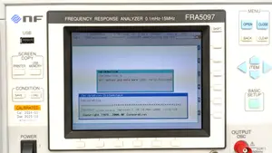 FRA5097　周波数特性分析器 2ch,周波数:0.1m～15MHz