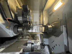 NC対向2主軸2タレット旋盤