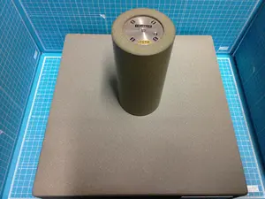 セラミック円筒スコヤ150㎜＋セラミック定盤セット