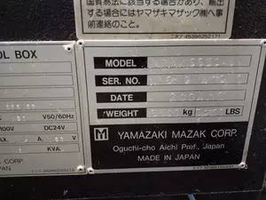 MAZAK 5軸立形マシニングセンター