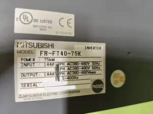 インバータセット　400V-75kW　(インバータ,マグネット,サーマル,DCリアクトル)