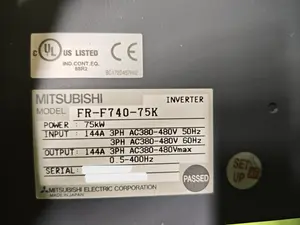 インバータセット　400V-75kW　(インバータ,マグネット,サーマル,DCリアクトル)