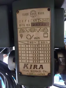 KIRA　タッピング兼用 卓上ボール盤