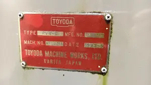 TOYODA　マシニングセンター　PV4-Ⅱ【12月末までの期間限定出品】